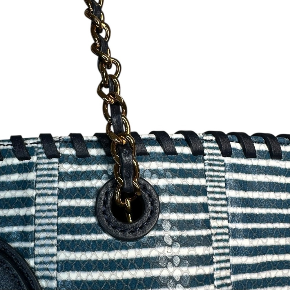 Tory Burch Tote Navy & White - Picture 6 of 16